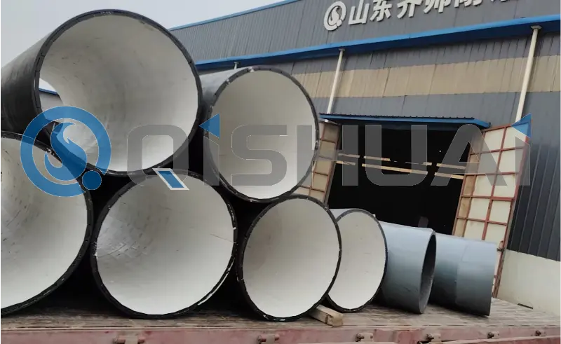 Shandong Qishuai Ceramic Liner Pipes Brand: Aedificium validam defensionem contra Industrial gere per Quality