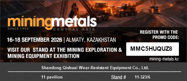 Shandong Qishuai gere repugnans Equipment ad Attende MININGWORLD CENTRAL ASIA MMXXVI in Almaty